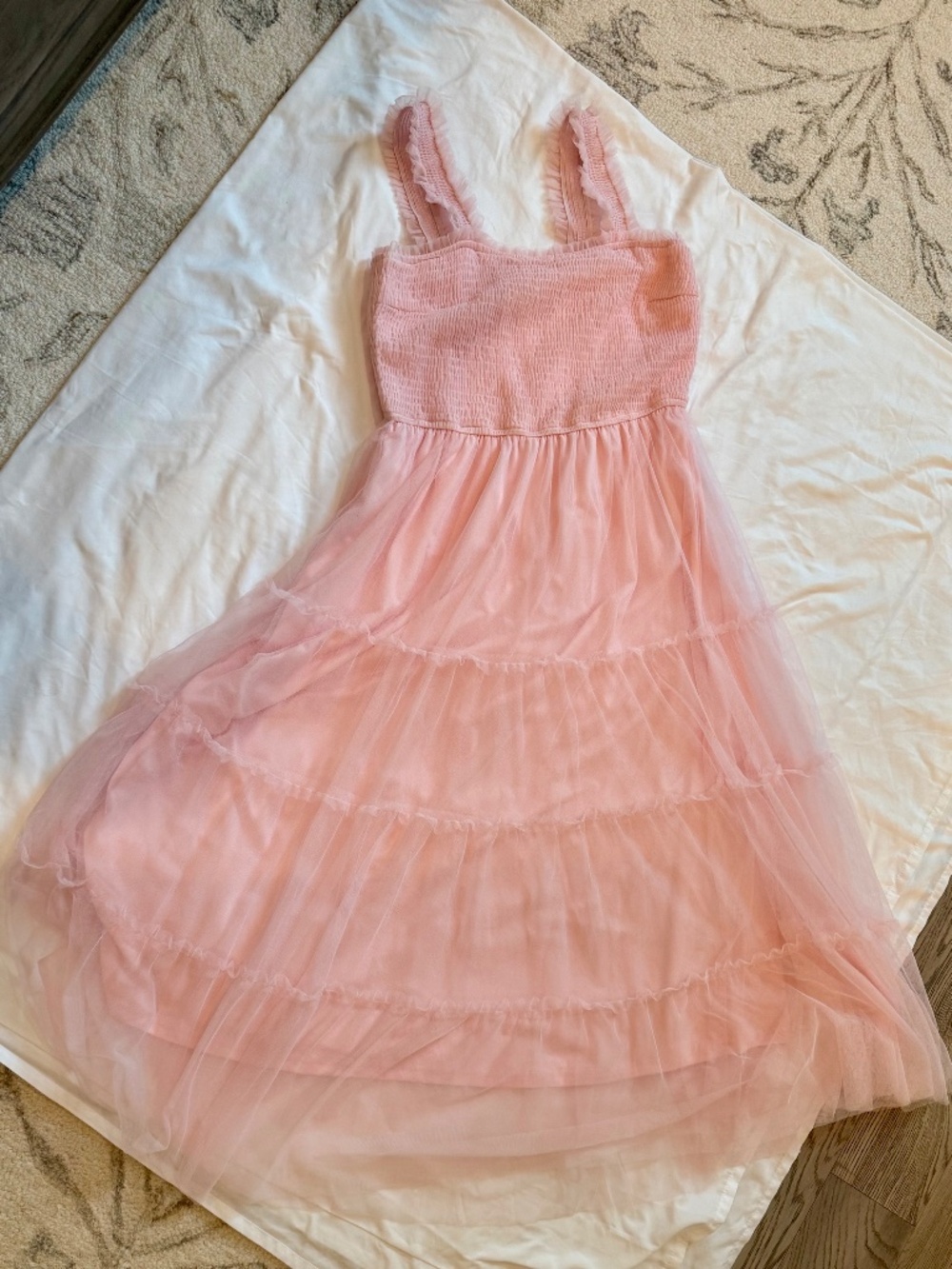 BTFBM Pink Tulle Tiered Dress – Size Medium - Picture 10 of 12